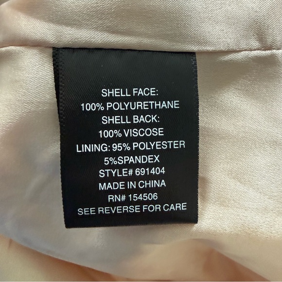 Colleen Lopez Multicolor Floral Faux Leather Moto Jacket - Picture 4 of 4